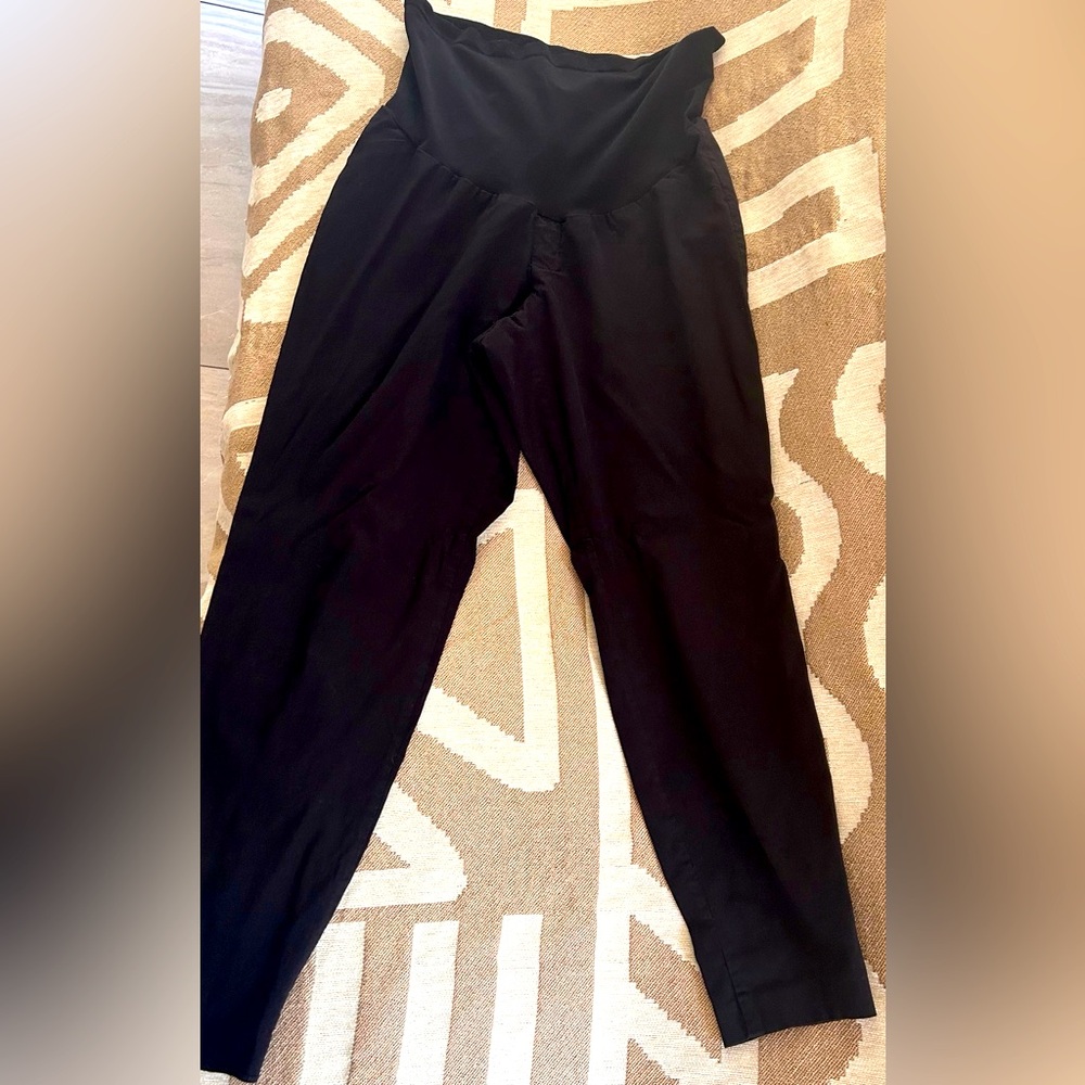 MOTHERHOOD MATERNITY BLACK SHORT SLACKS SIZE 1X